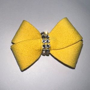 Susan Lanci Nouveau Hair Bow (Yellow) (S)
